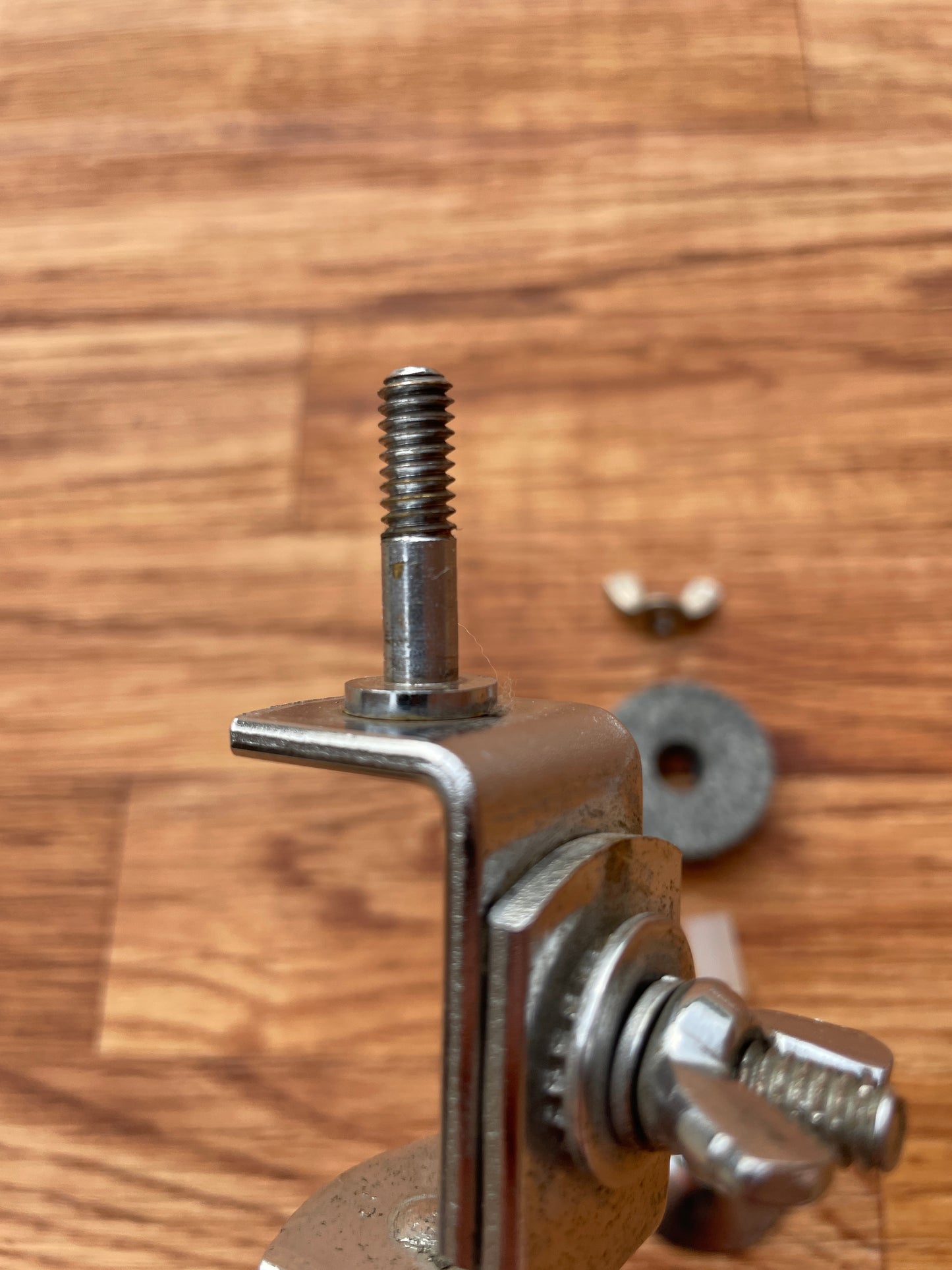 1960s Gretsch Telescoping L-Arm Cymbal Holder Round Badge Era