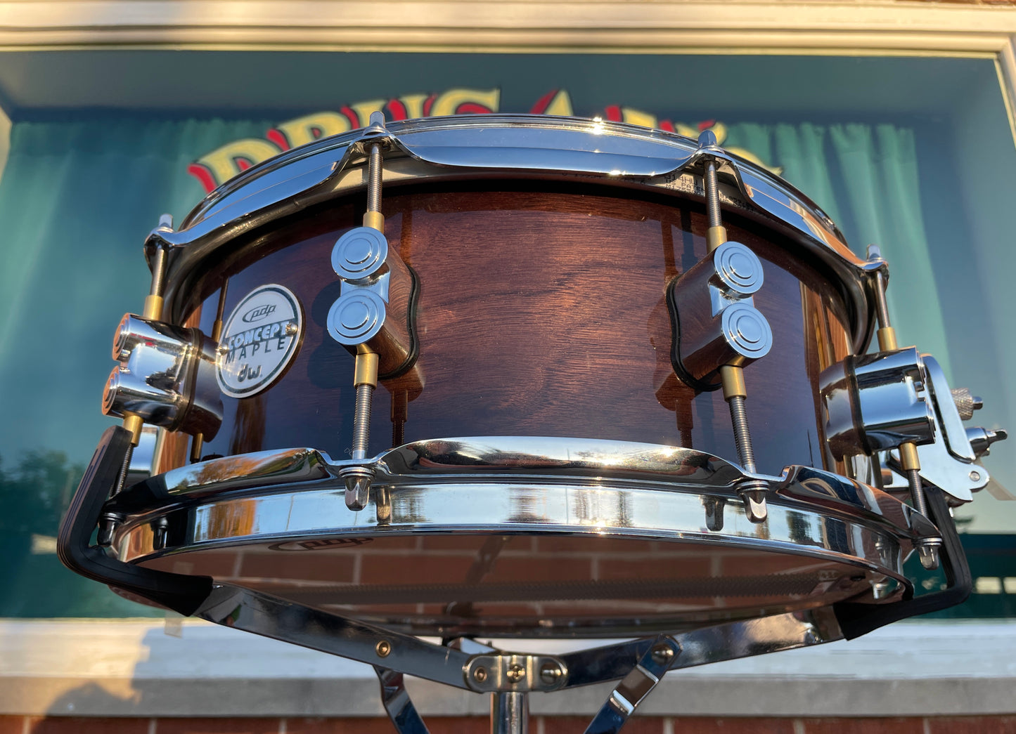 2017 PDP Concept Maple 5.5x14 Snare Drum Tobacco DW Drum Workshop