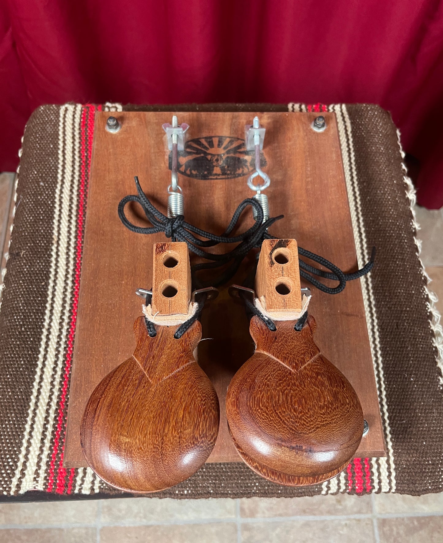 Bison Drum Company Professional Mounted Castanets Orchestral/Symphonic