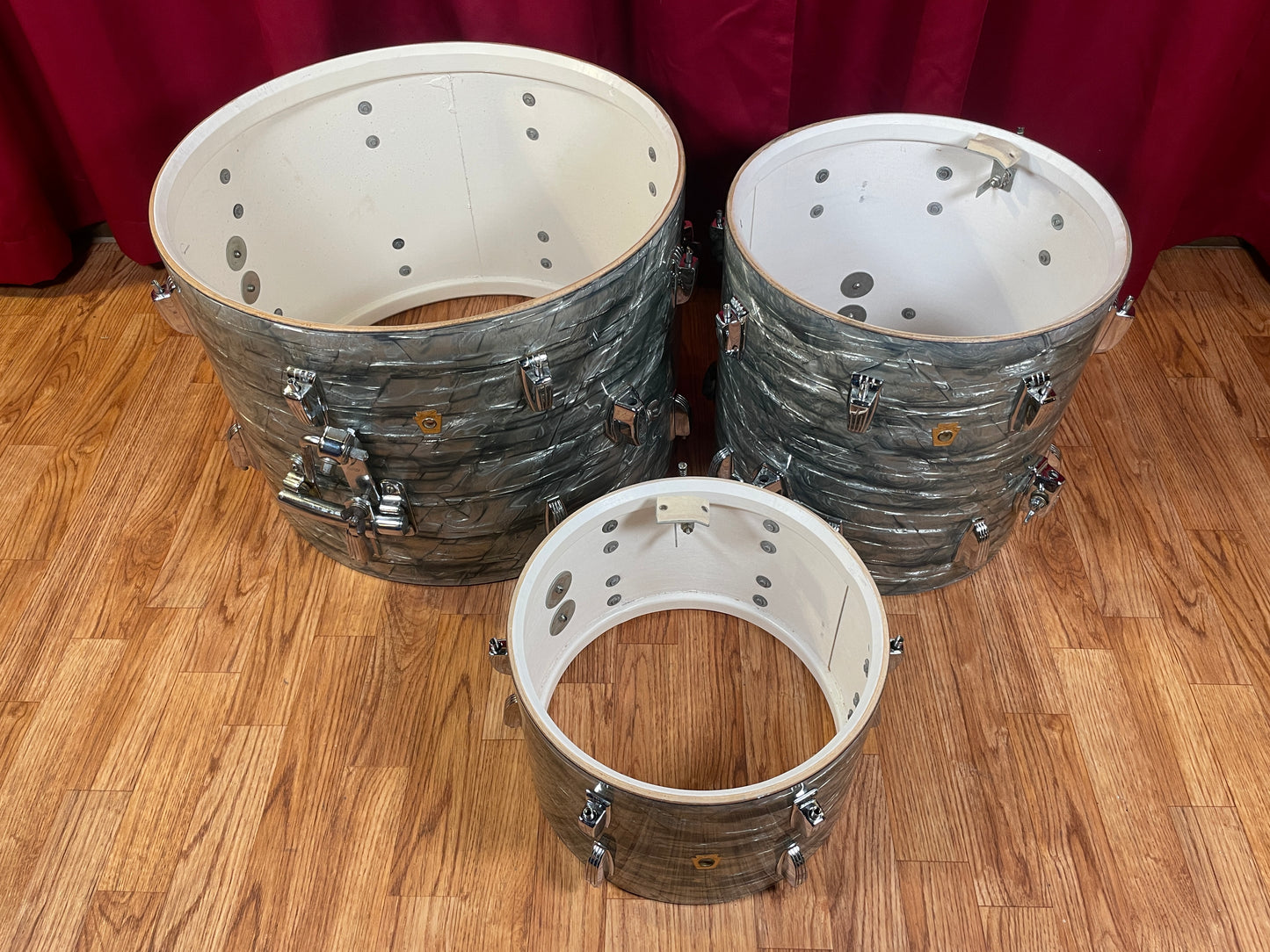 1968 Ludwig Down Beat Drum Set Sky Blue Pearl 20/12/14
