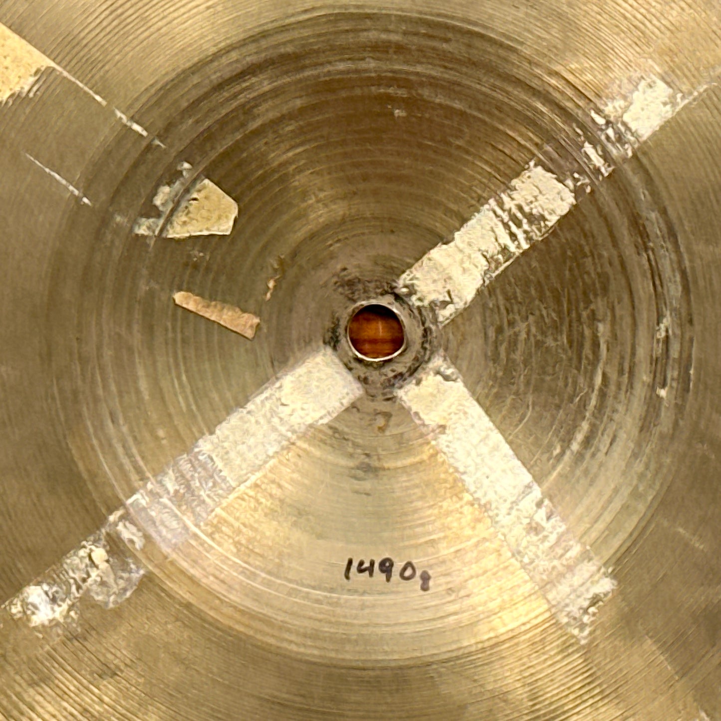 19" Slingerland Alejian Zildjian 1940s Hand Hammered Sizzle Ride Cymbal 1490g *Video Demo*