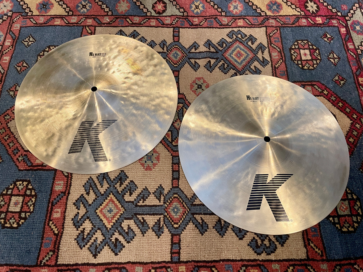 14" Zildjian K Hi-Hat Cymbal Pair 1116g/1362g