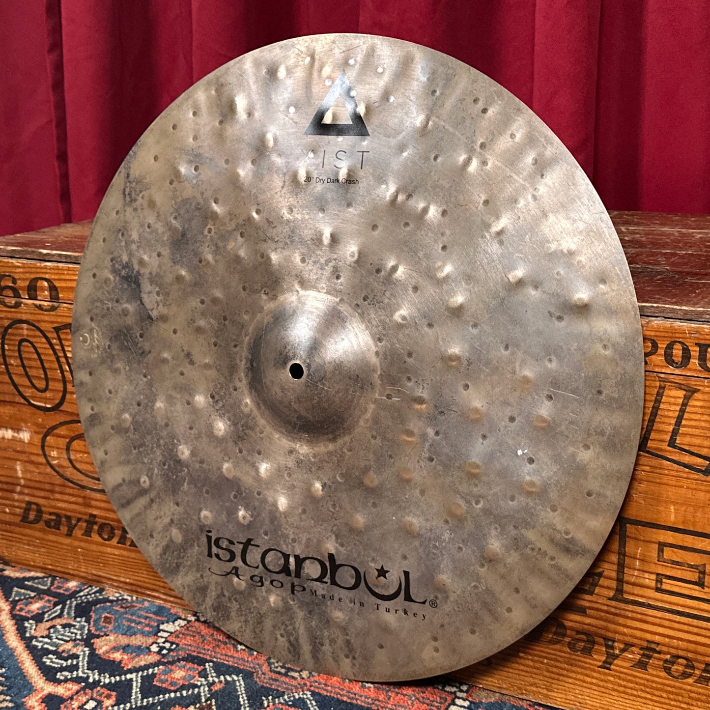 20" Istanbul Agop Xist Dry Dark Crash Cymbal 1338g *Video Demo*