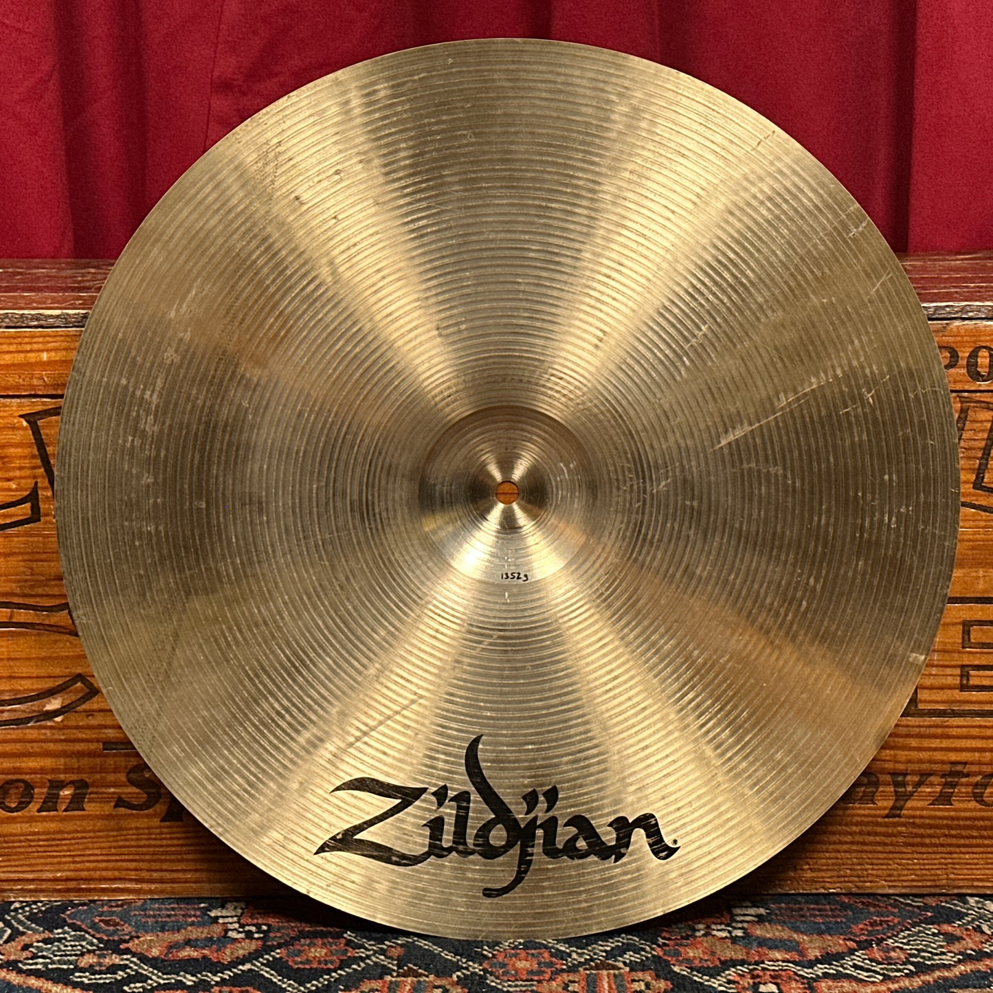 18" Zildjian K 1990s IAK Dark Crash Thin Cymbal 1352g *Video Demo*