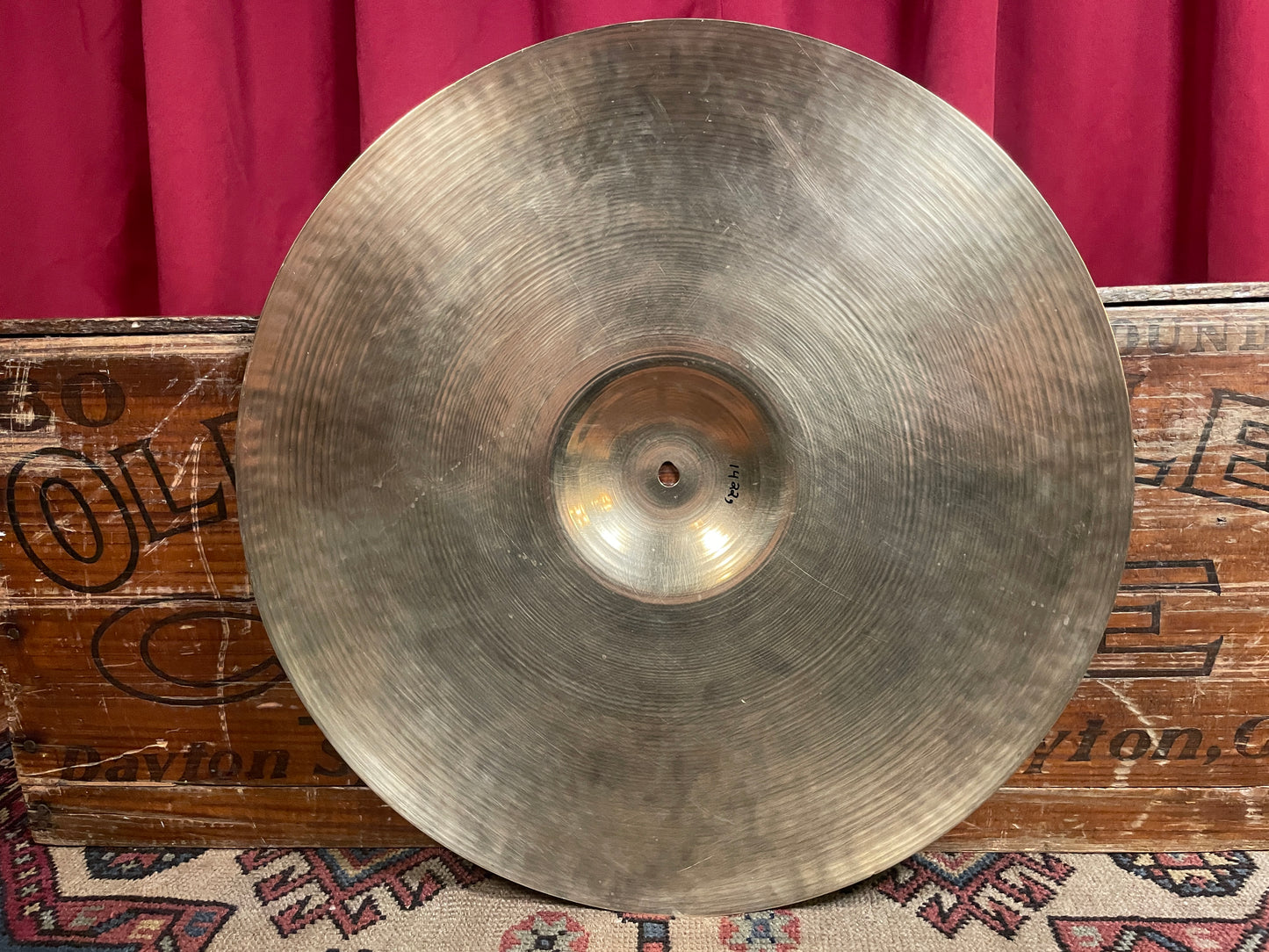 18" Zildjian A 1950s Large Stamp Crash Ride Cymbal 1422g *Video Demo*