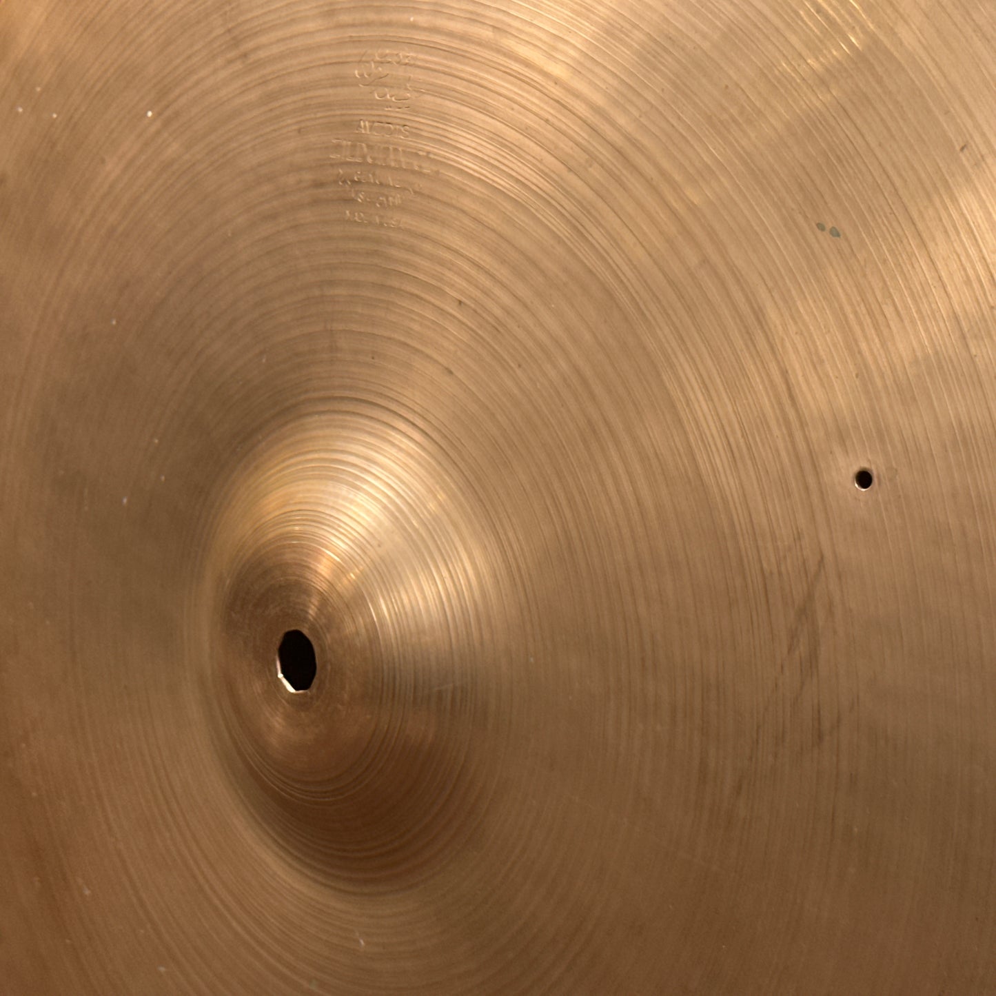 20" Zildjian A 1950s Block Stamp Sizzle Ride Cymbal w/ Rivet Holes 2612g *Video Demo*