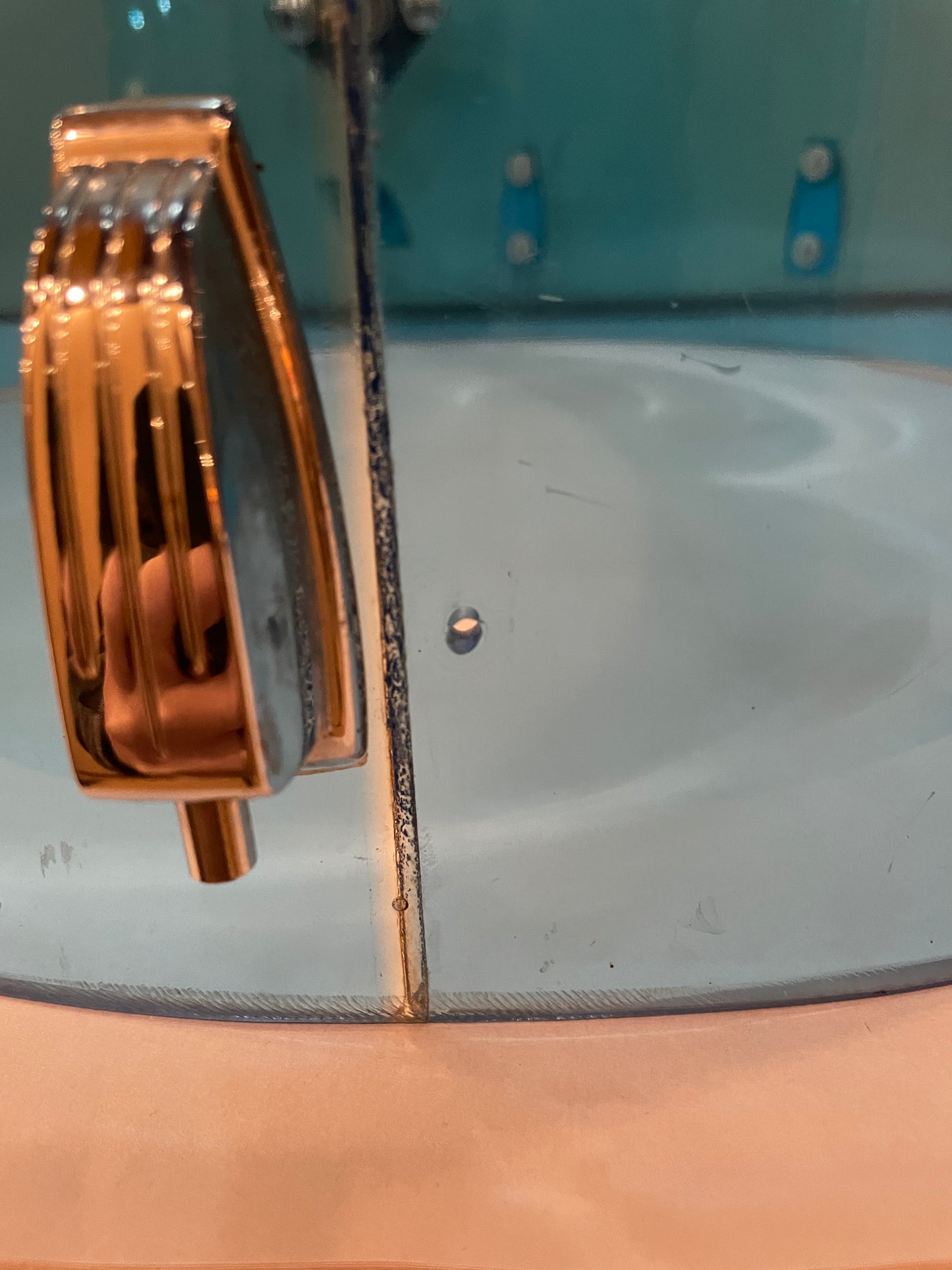 1970s Ludwig Blue Vistalite Big Beat Outfit Drum Set 22/12/13/16