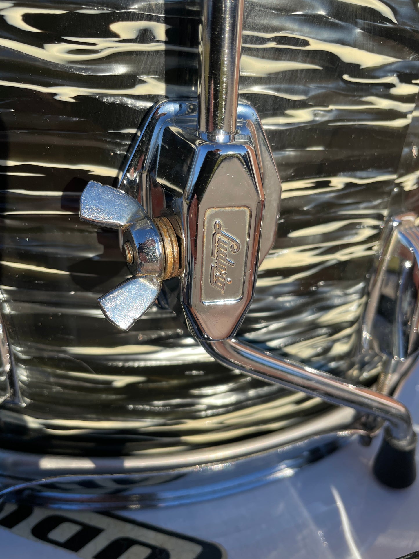 1969 Ludwig Super Classic Drum Set Oyster Black Pearl 22/13/16