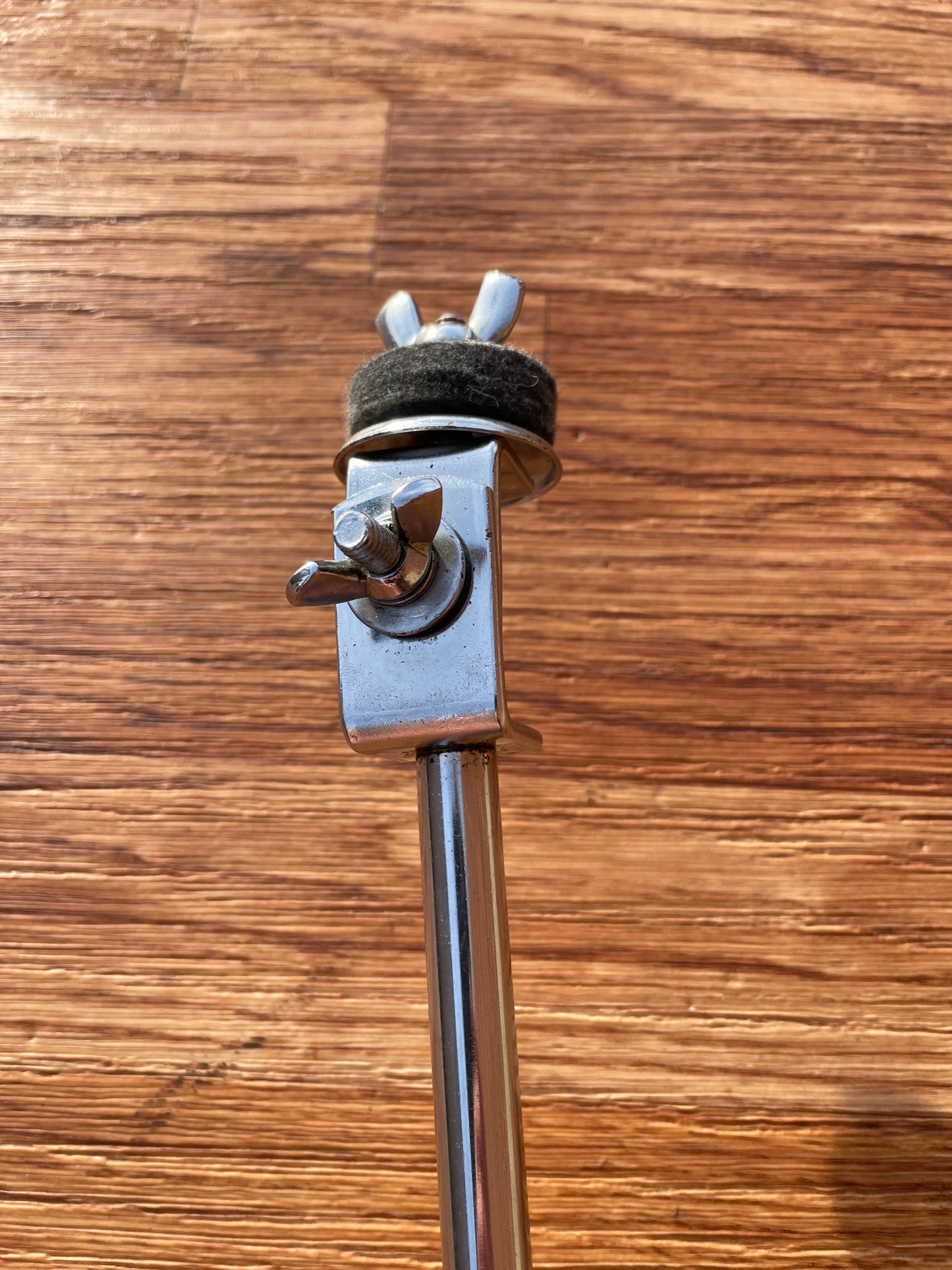 1960s Gretsch No. 4805 Telescoping L-Arm Cymbal Holder Round Badge Era