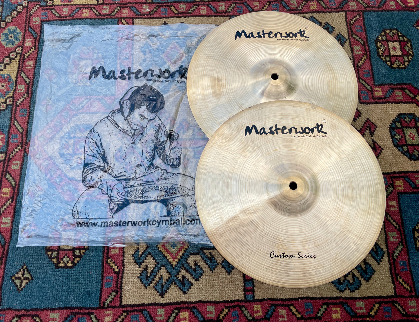 13" Masterwork Custom Series Hi-Hat Cymbal Pair 790g/938g *Video Demo*