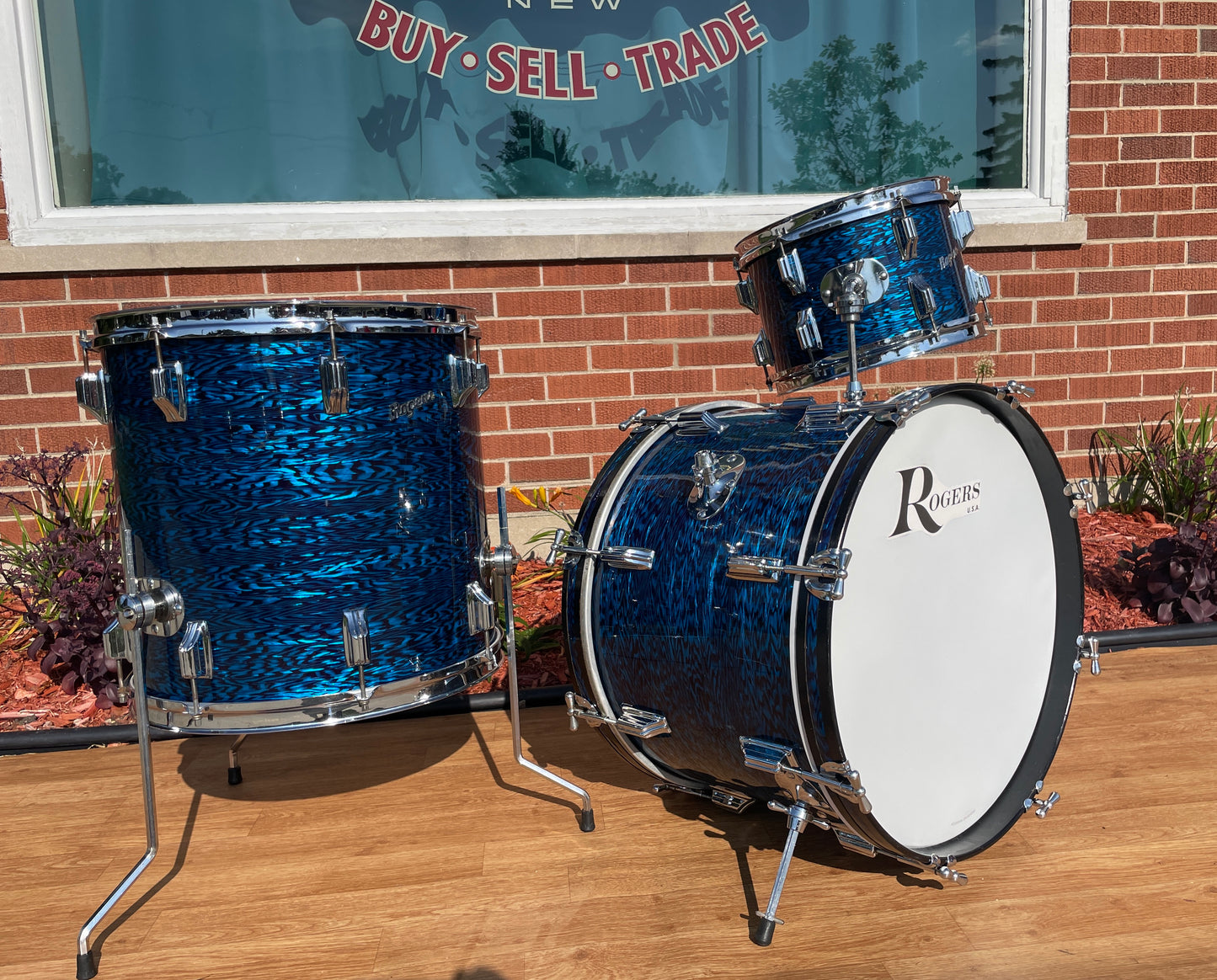 1960s Rogers Holiday Cleveland Swingtime 20/12/16 3ply Blue Onyx