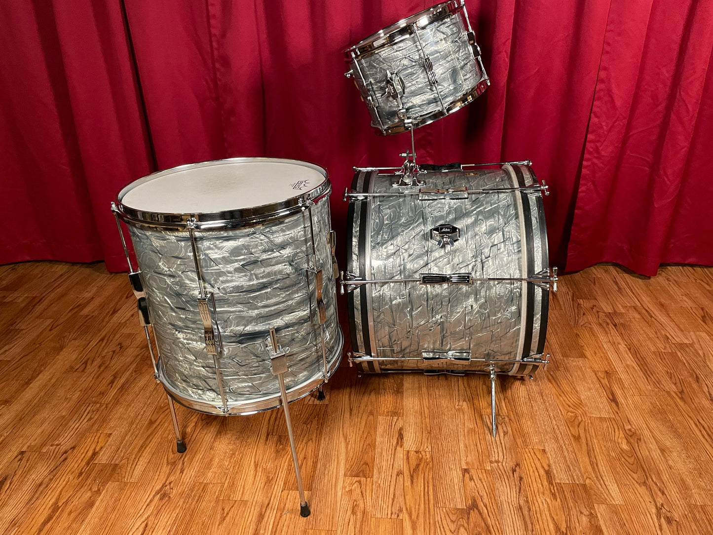 1968 Ludwig Club Date Drum Set Sky Blue Pearl 20/12/14