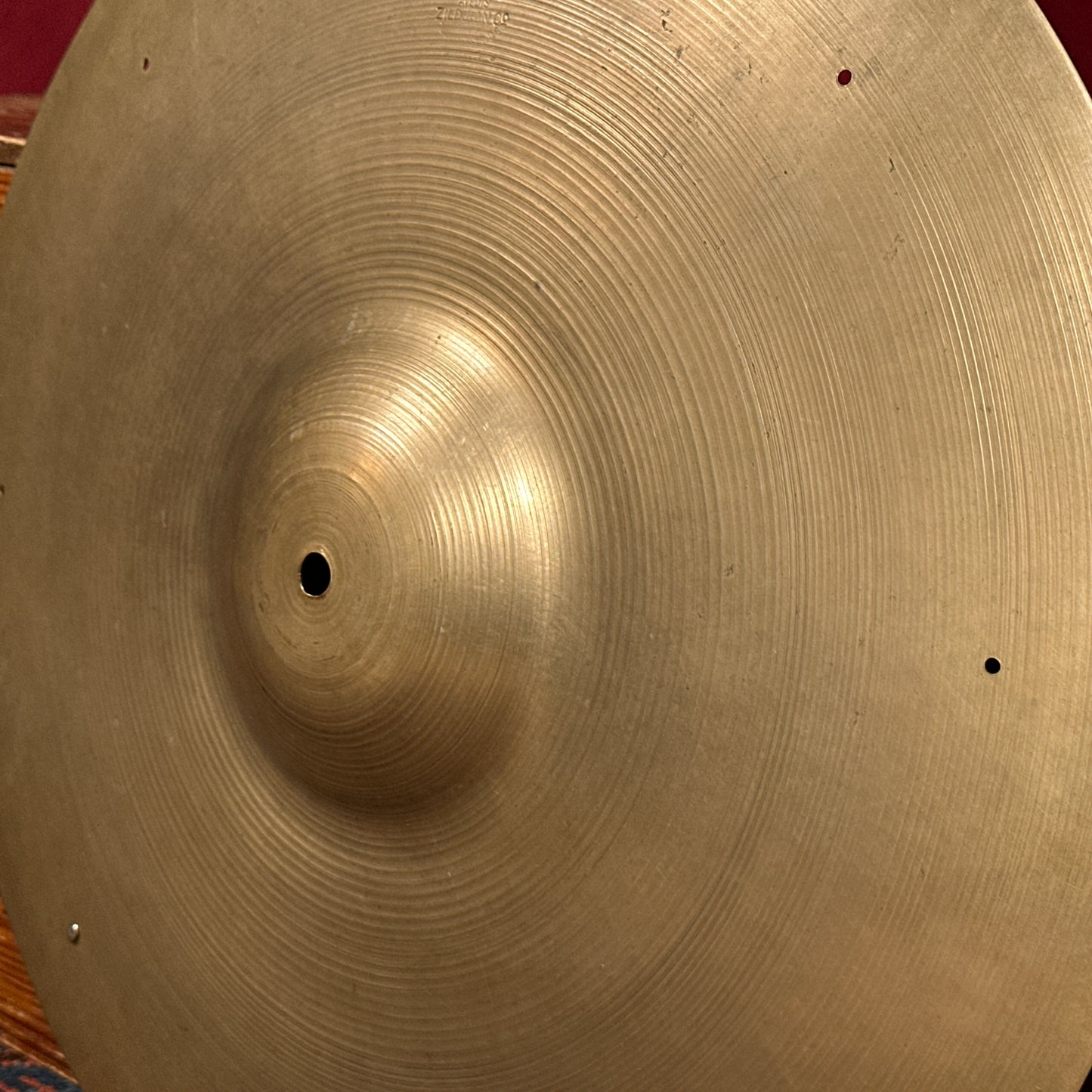 18" Zildjian A 1940s Trans Stamp Sizzle Crash Ride Cymbal w/ Rivets 1398g *Video Demo*