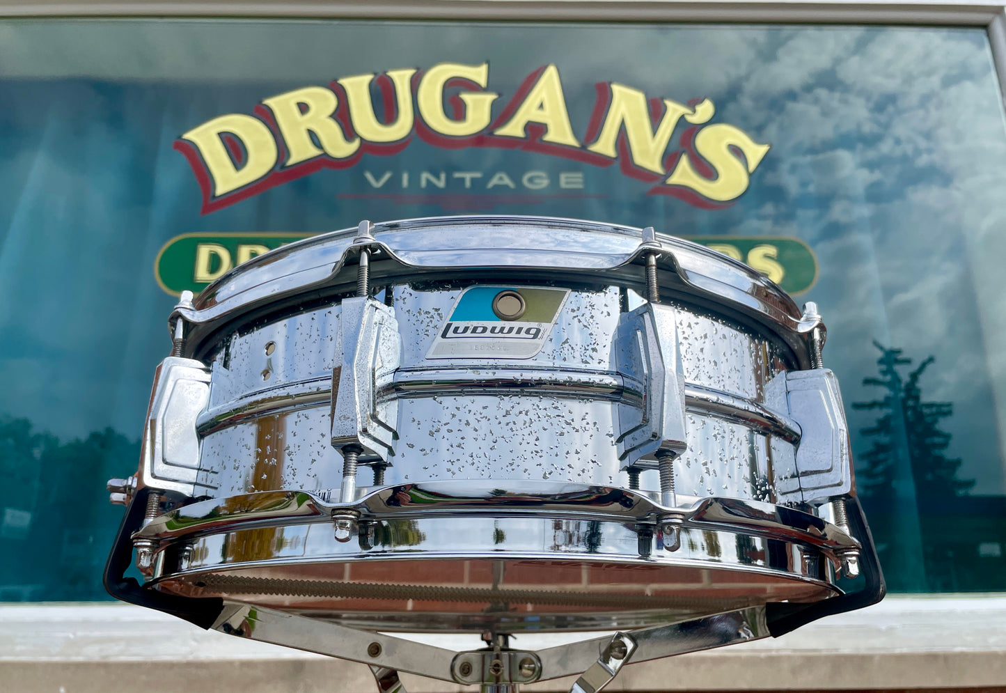 1970s Ludwig 5x14 LM400 Supraphonic Snare Drum