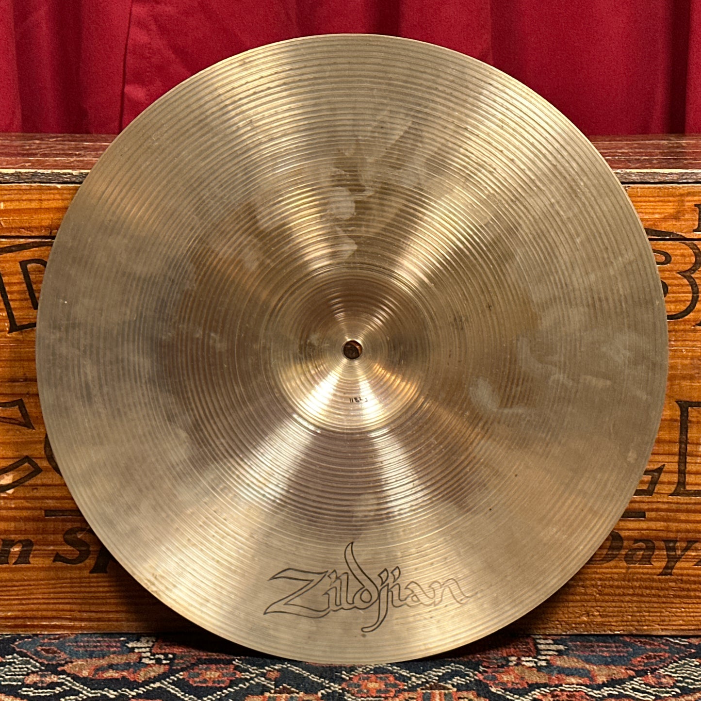 16" Zildjian A 1970s Medium Ride Cymbal 1182g Hollow Logo *Video Demo*