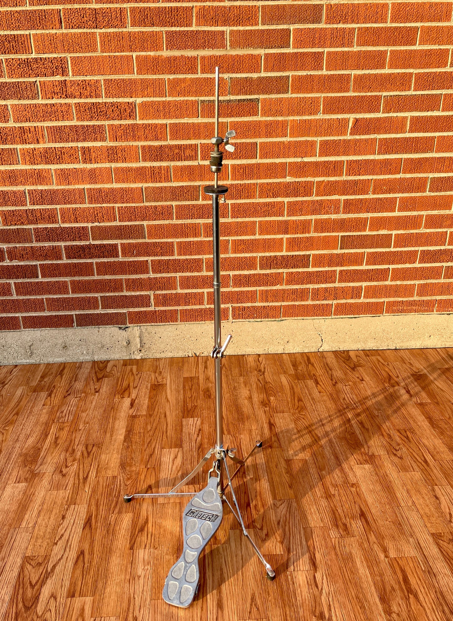 1960s Gretsch 4844 Flush Base Adjustable Hi-Hat Stand Flat Base