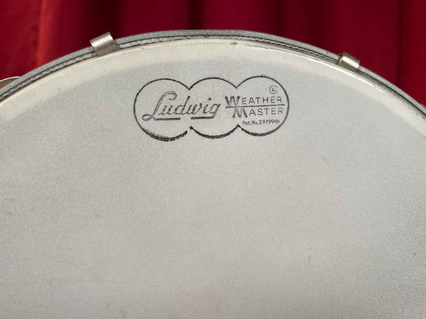 Vintage Ludwig 10" Bronze Double Row Tunable Tambourine No. 98A 1960s/1970s