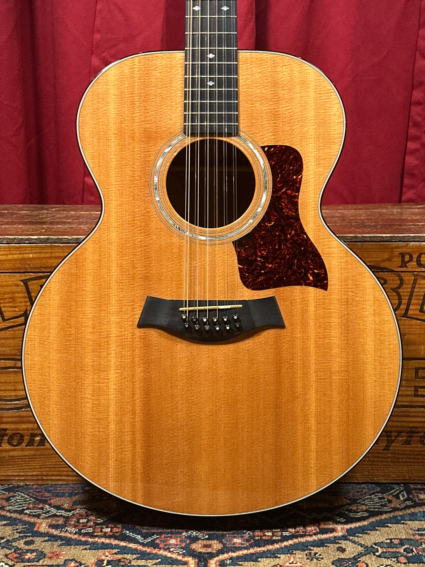 1995 Taylor 555 12-String Acoustic Guitar Natural w/ OHSC