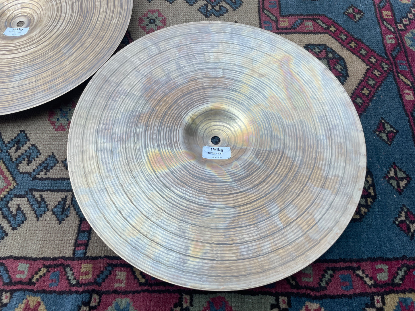 15" Masterwork Hi-Hat Cymbal Pair 1222g/1416g *Video Demo*