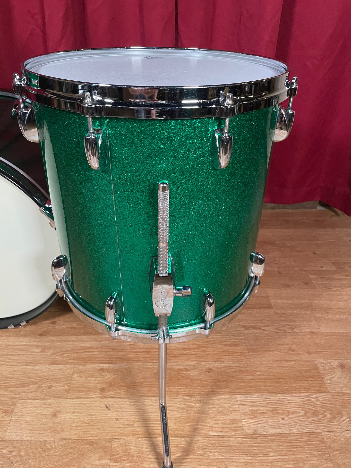 Gretsch USA Custom Bop Drum Set Green Sparkle 18/12/14