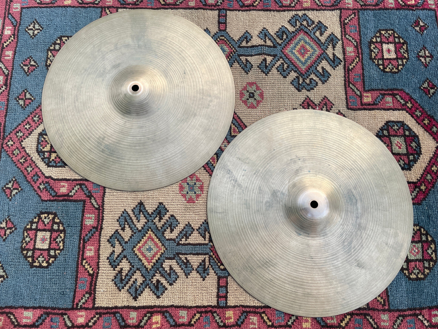 14" Zildjian A 1970s Rock Hi-Hat Cymbal Pair 1358g/1402g *Video Demo*
