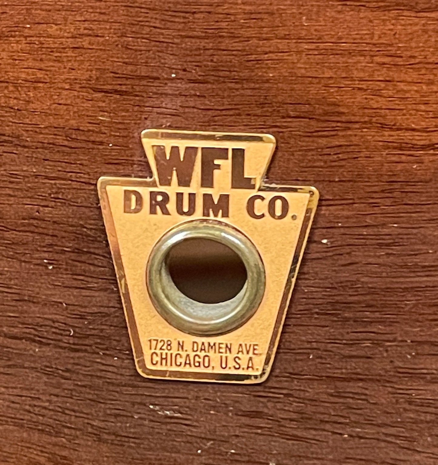 1940s WFL 6.5x14 No. 470 Contest Model Snare Drum Mahogany