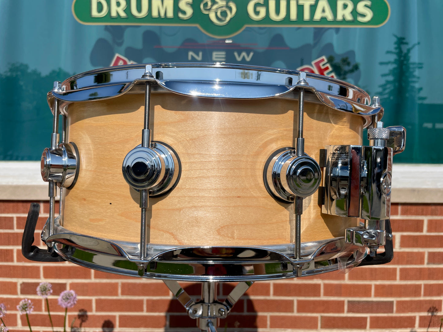 2007 DW Collector's Series 6x14 Maple Snare Drum Natural Drum Workshop Ten & Six