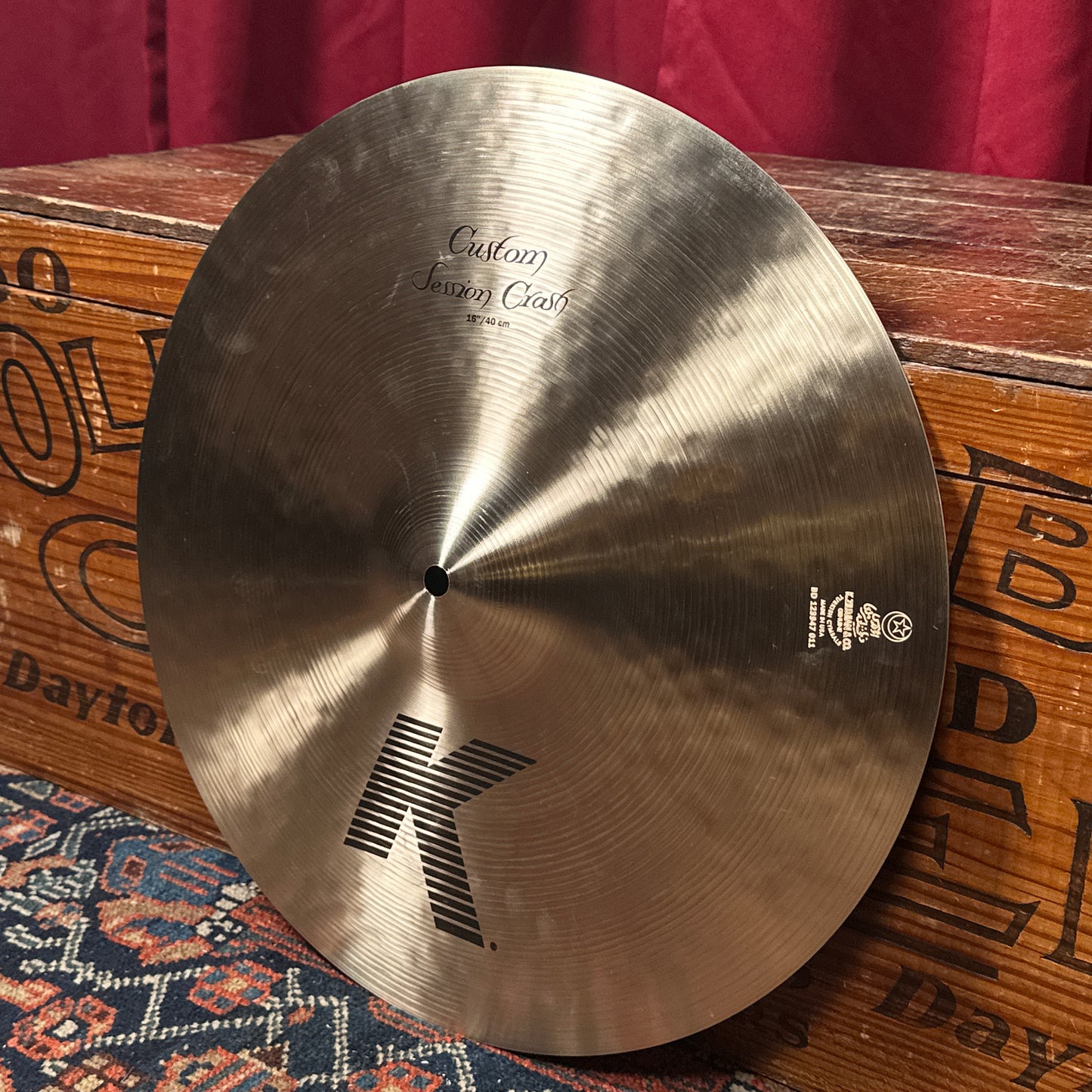 16" Zildjian K Custom Session Crash Cymbal 1032g *Video Demo*