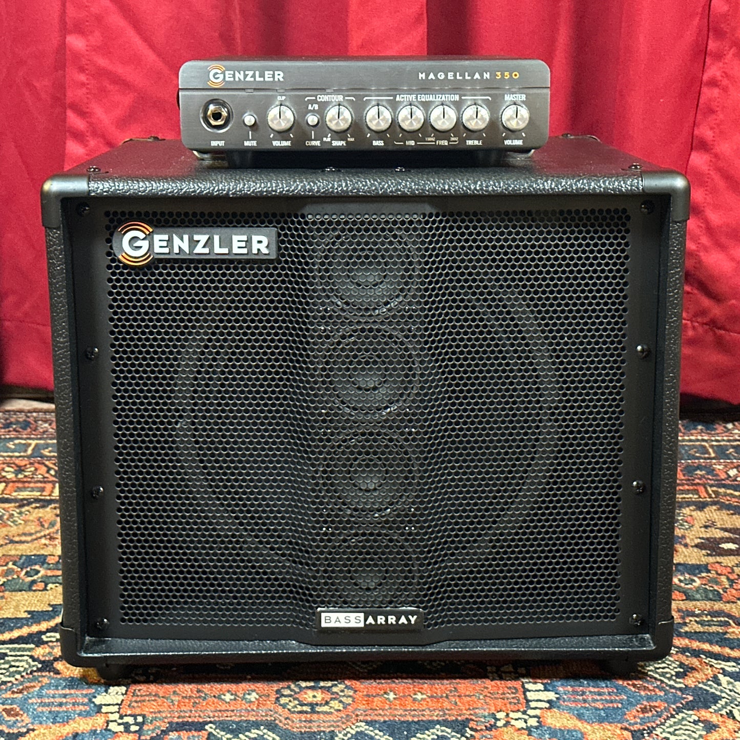 Genzler Magellan 350 Series 2 Bass Array Combo Amplifier w/ BA10-2 Cabinet & Travel Bag