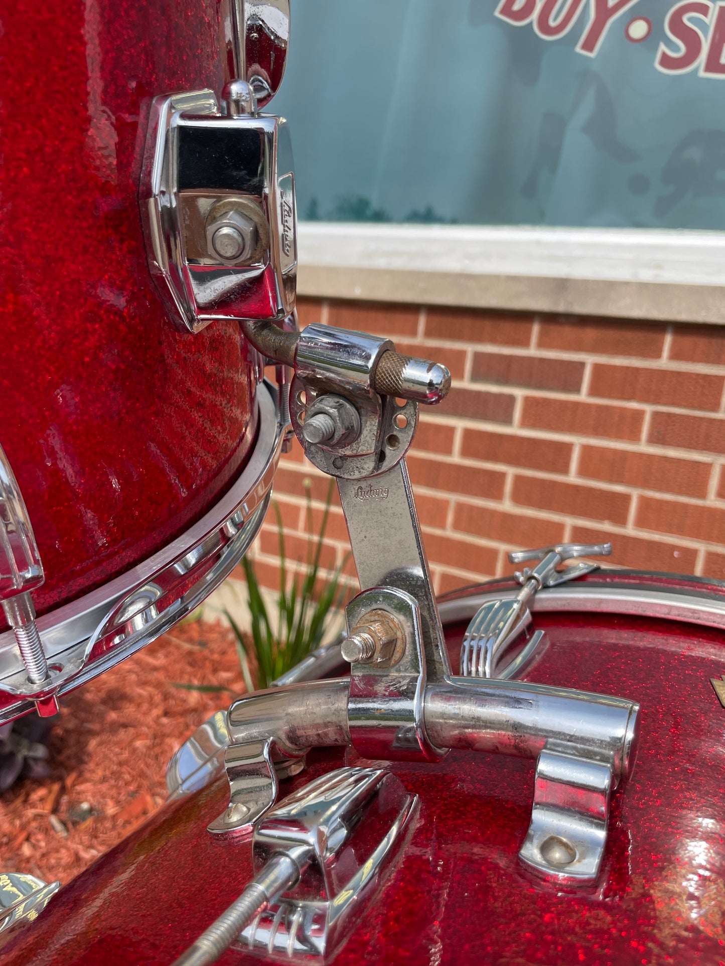 1960s Ludwig New Yorker Drum Set Red Sparkle 22/12/14 *Video Demo*
