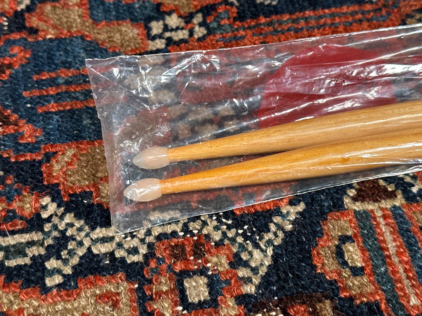 1970s Slingerland Louie Bellson LBN Nylon Tip Drum Sticks w/ Original Bag NOS Nylowood