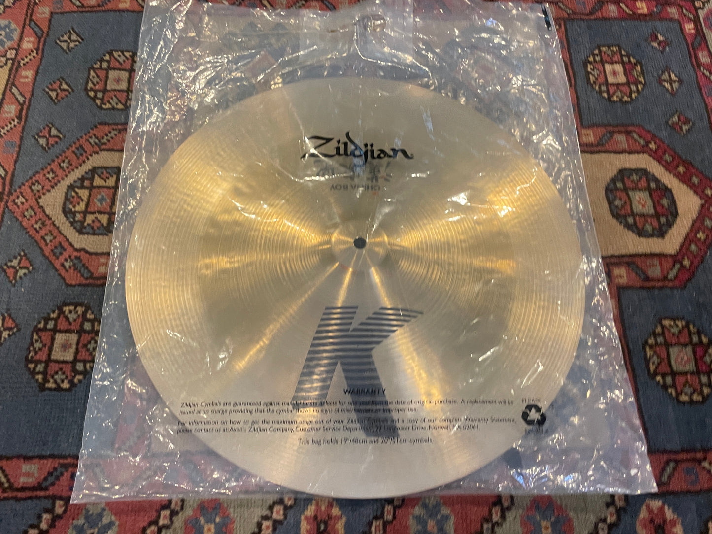 19" Zildjian K China Boy Cymbal 1508g