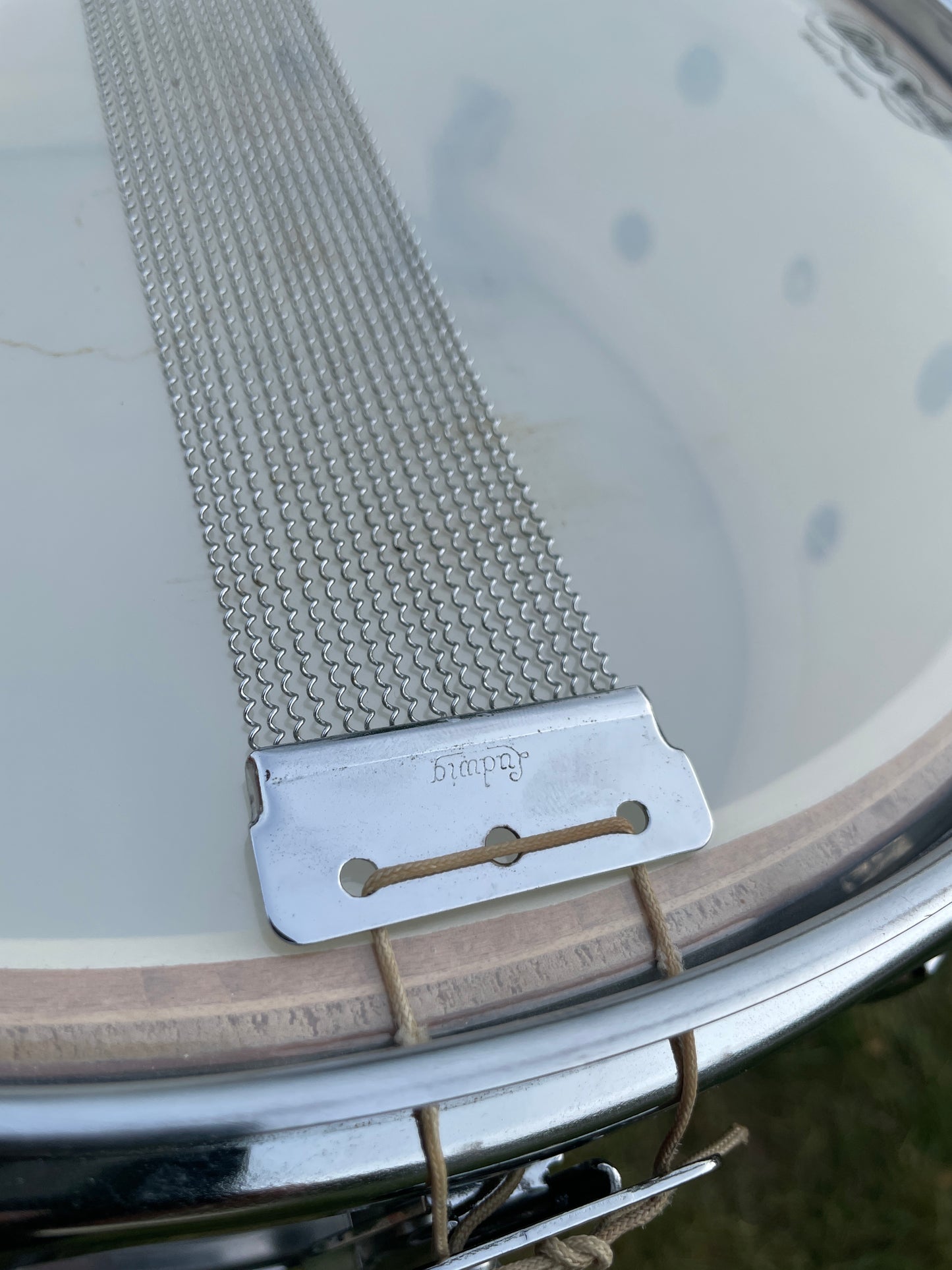 1966 Ludwig Jazz Festival 5x14 Snare Drum Oyster Black Pearl Ringo Starr The Beatles