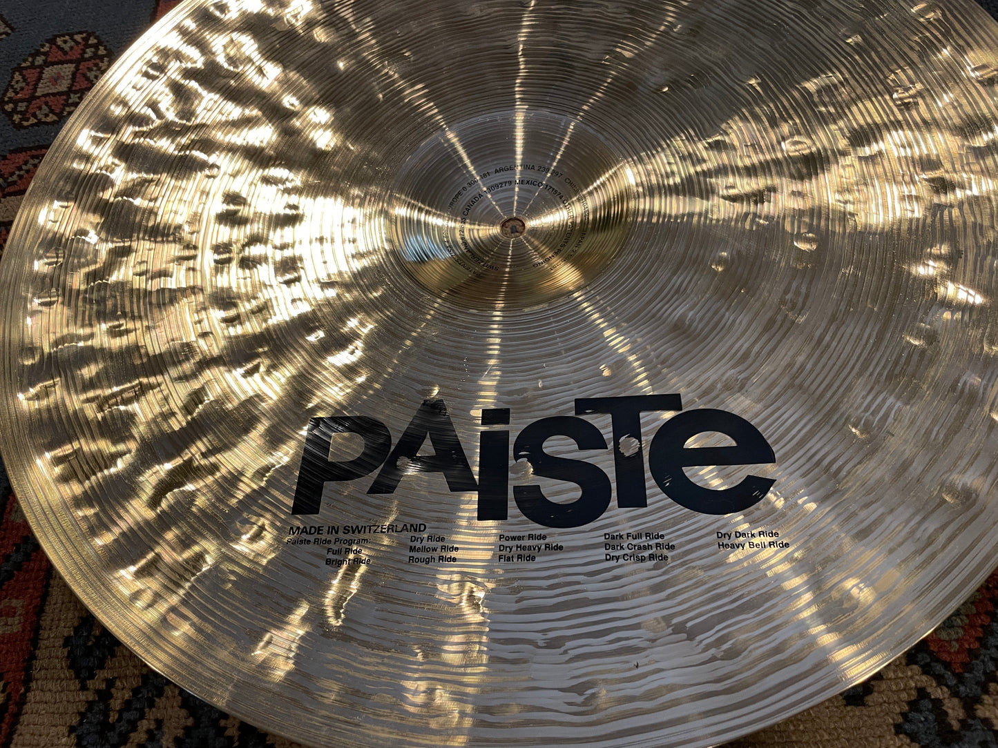 20" Paiste Signature Rough Ride Cymbal 2328g *Video Demo*