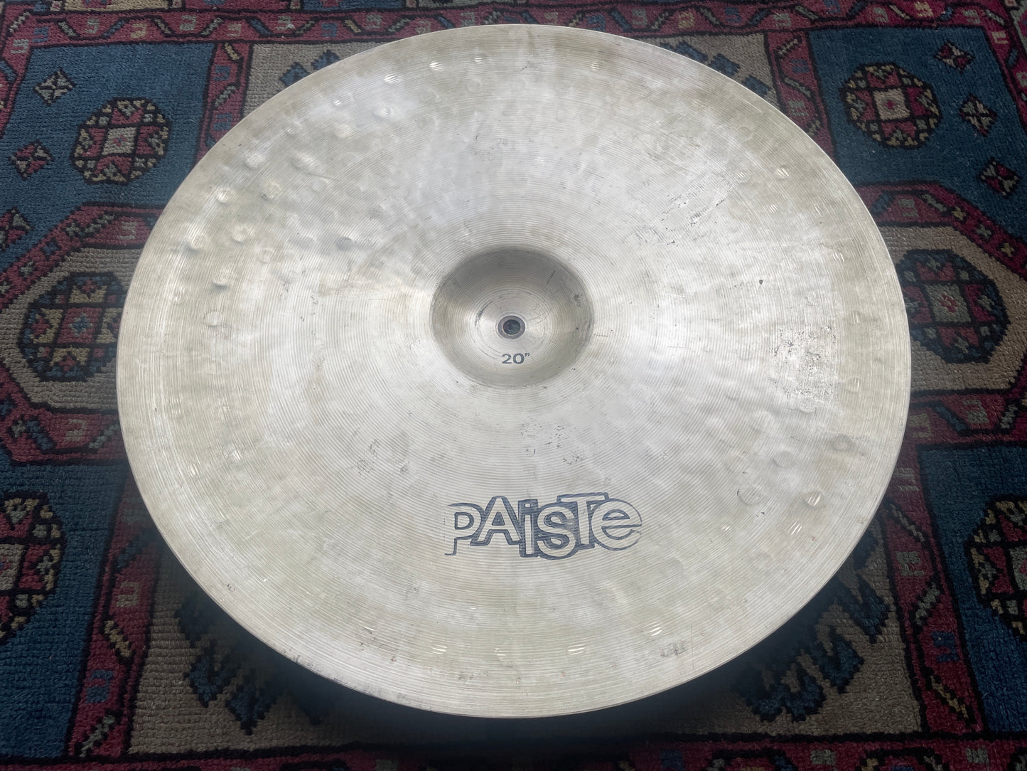 1978 20" Paiste Sound Creation Dark Ride Cymbal Black Label 2582g *Video Demo*