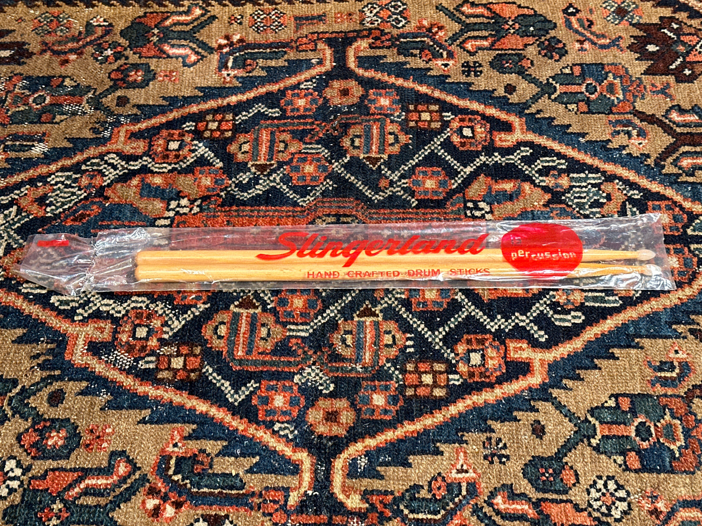 1970s Slingerland Louie Bellson LBN Nylon Tip Drum Sticks w/ Original Bag NOS Nylowood