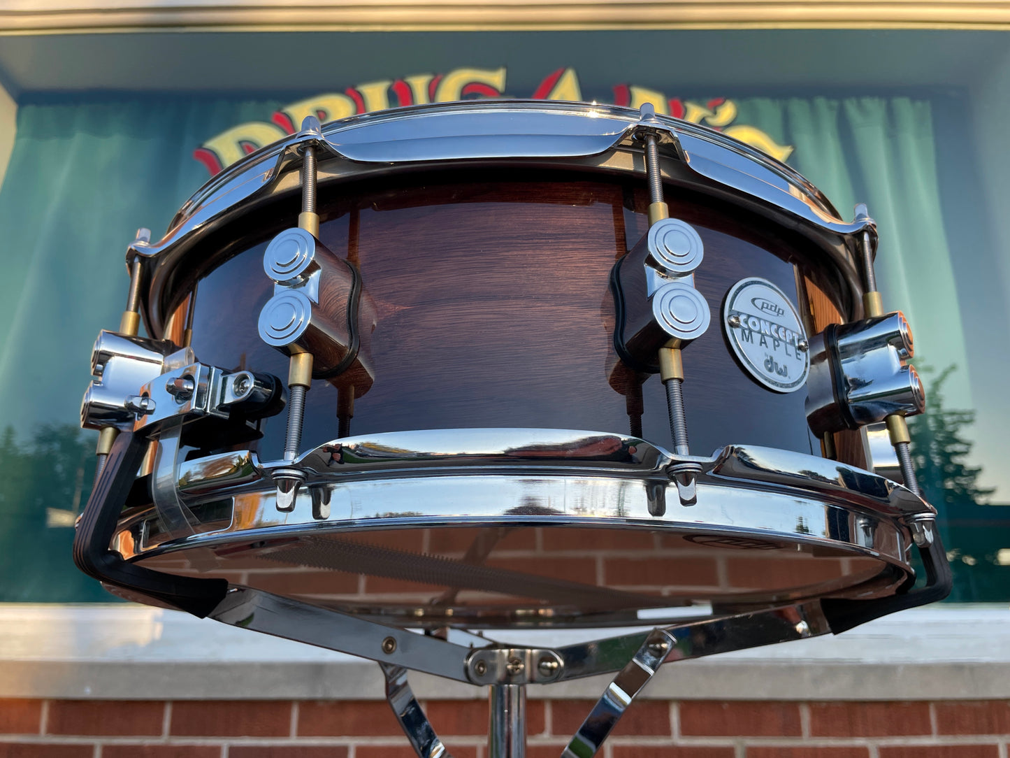 2017 PDP Concept Maple 5.5x14 Snare Drum Tobacco DW Drum Workshop