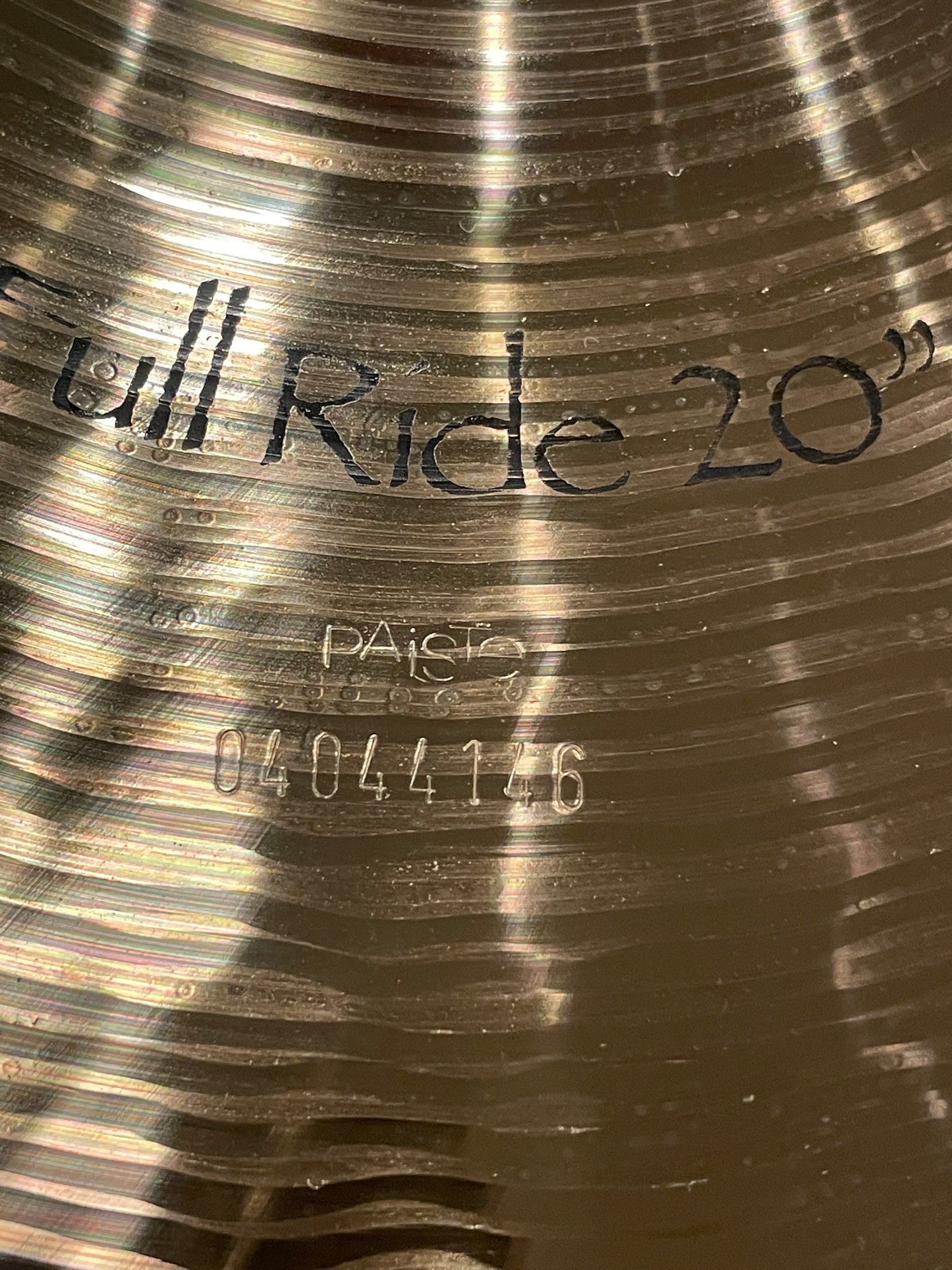 20" Paiste Signature Full Ride Cymbal 2478g