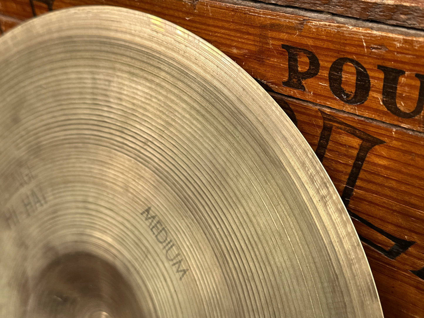 14" Zildjian A 1950s Medium Flange Hi-Hat Cymbals 826g/848g *Video Demo*