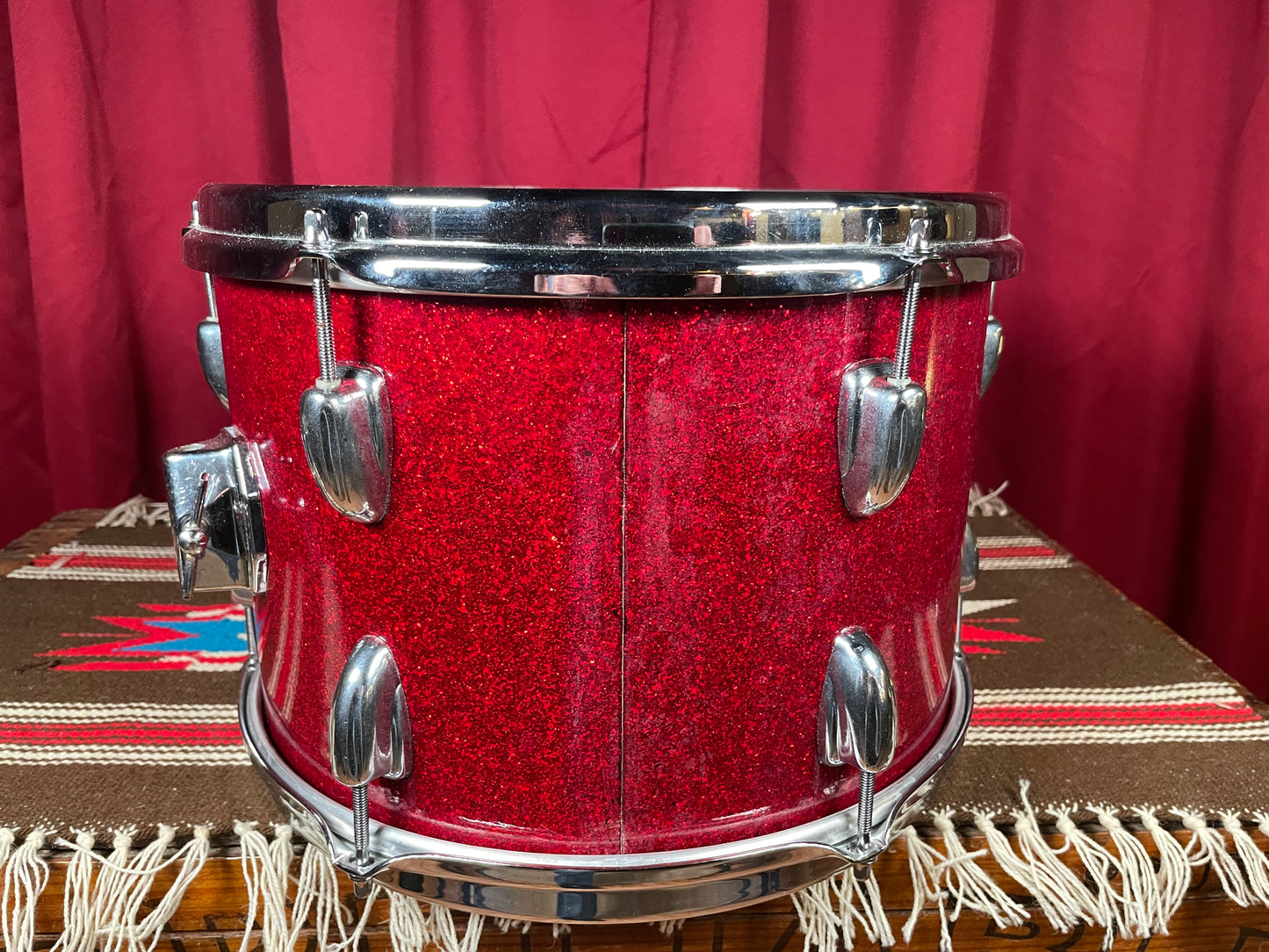 1964 Slingerland 9x13 Tom Red Sparkle 13x9