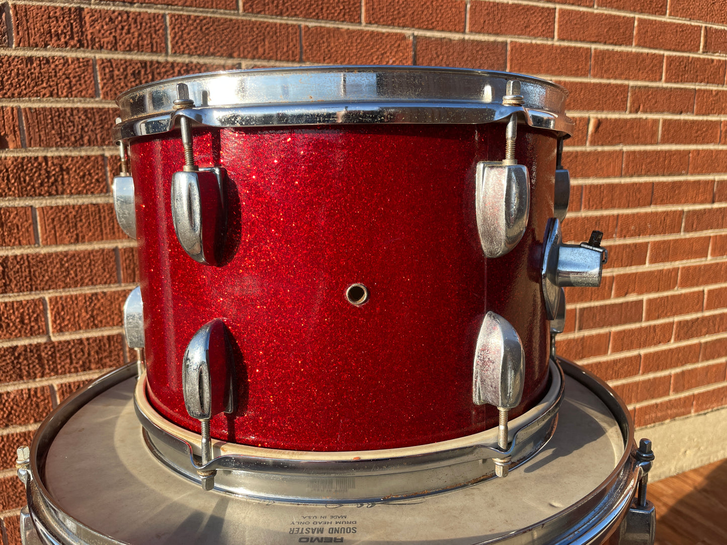 Vintage Whitehall 8x12 Tom Drum Red Sparkle MIJ / Japan
