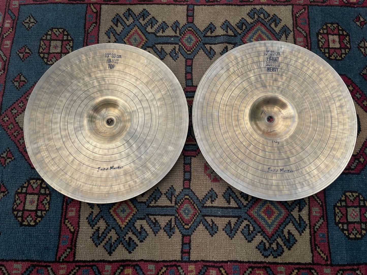 13" Masterwork Jazz Master Hi-Hat Cymbal Pair 784g/852g