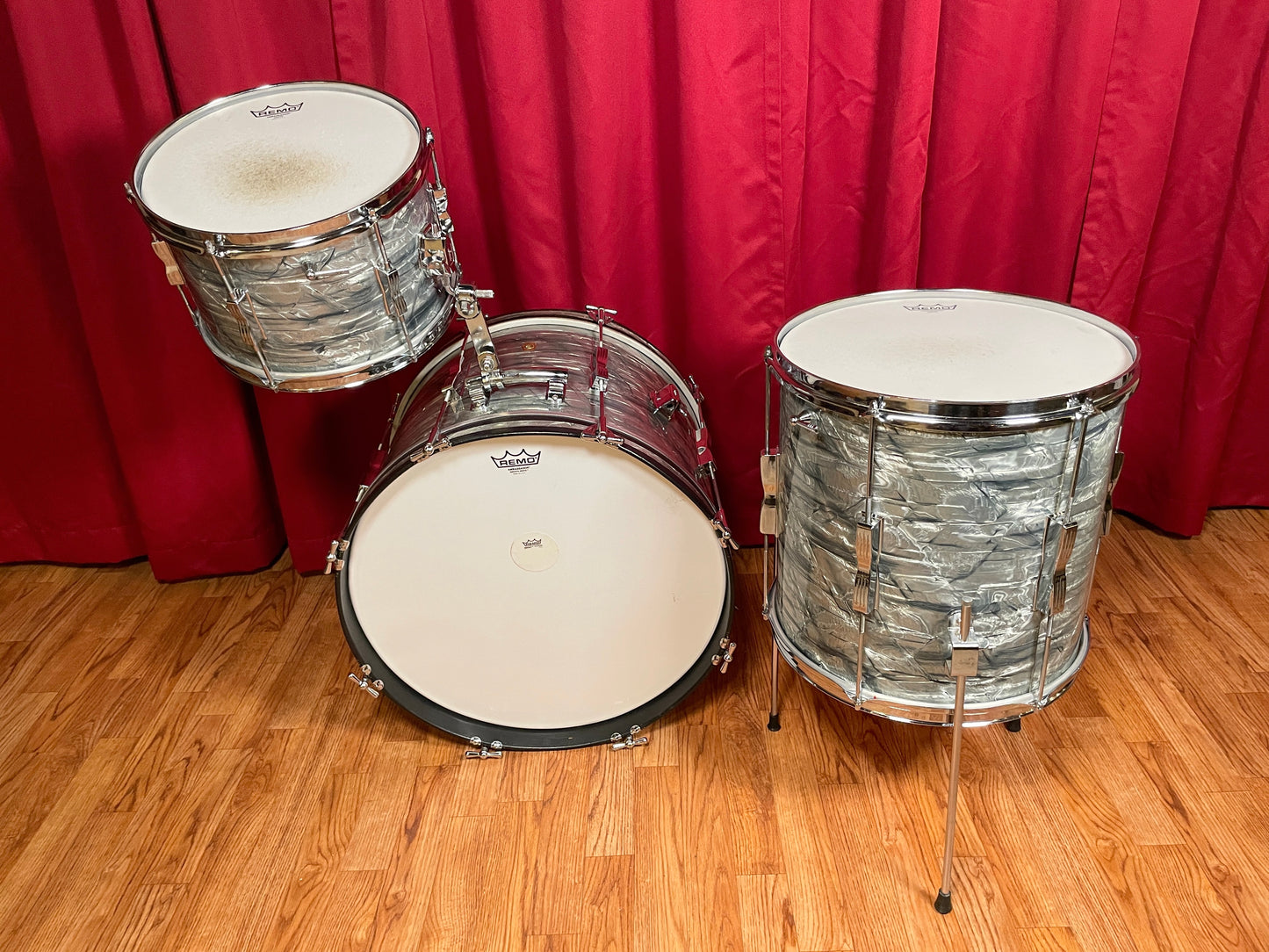 1968 Ludwig Club Date Drum Set Sky Blue Pearl 20/12/14
