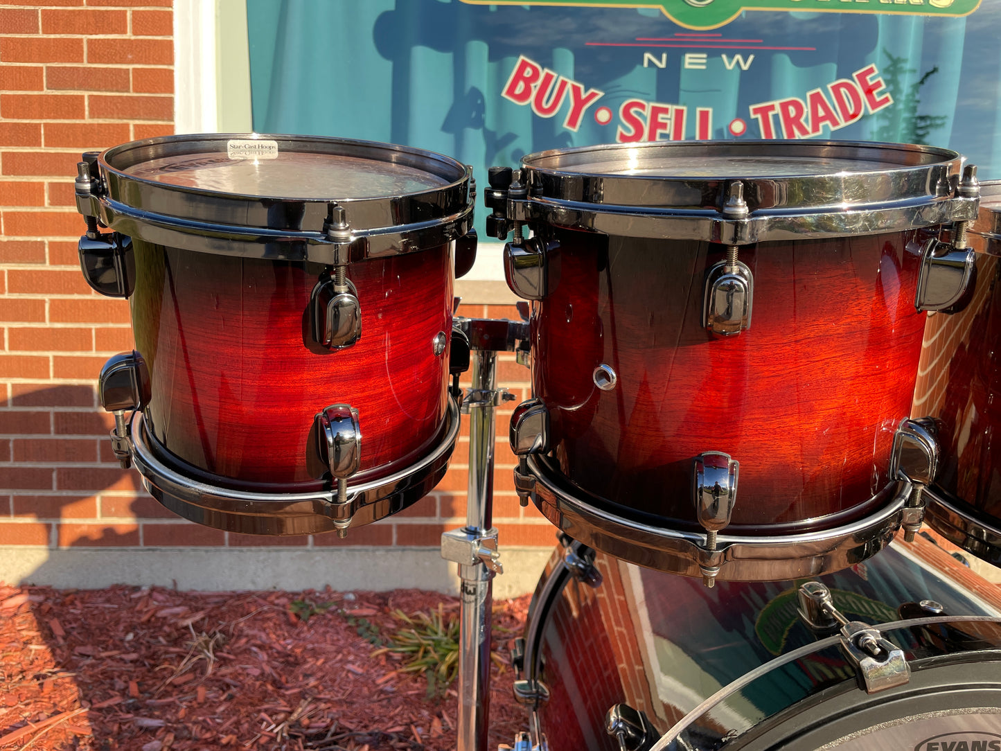 Tama Starclassic Bubinga Drum Set Red Mahogany Burst 22/8/10/12/16