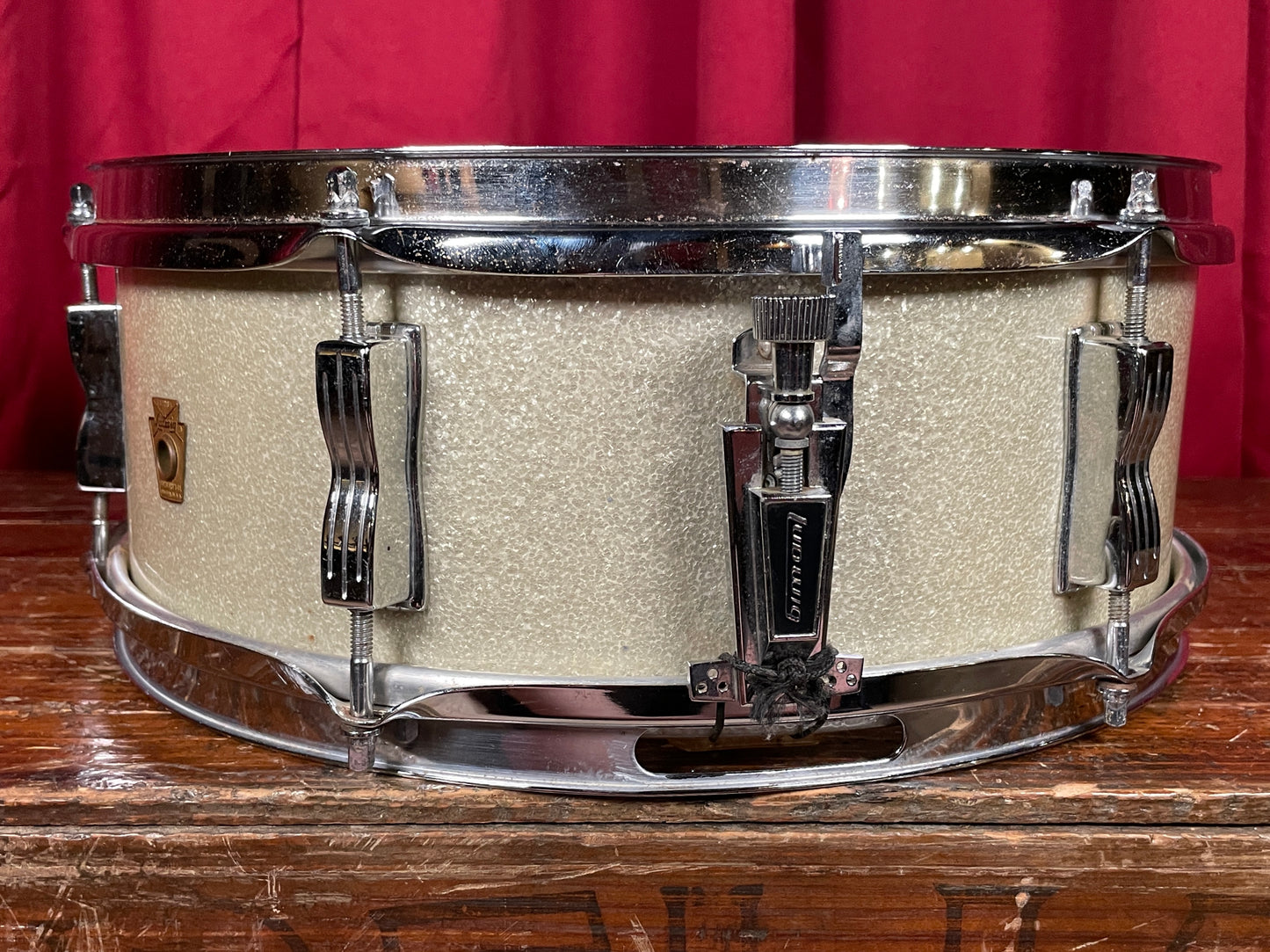 1969 Ludwig 5x14 Pioneer Snare Drum Silver Sparkle