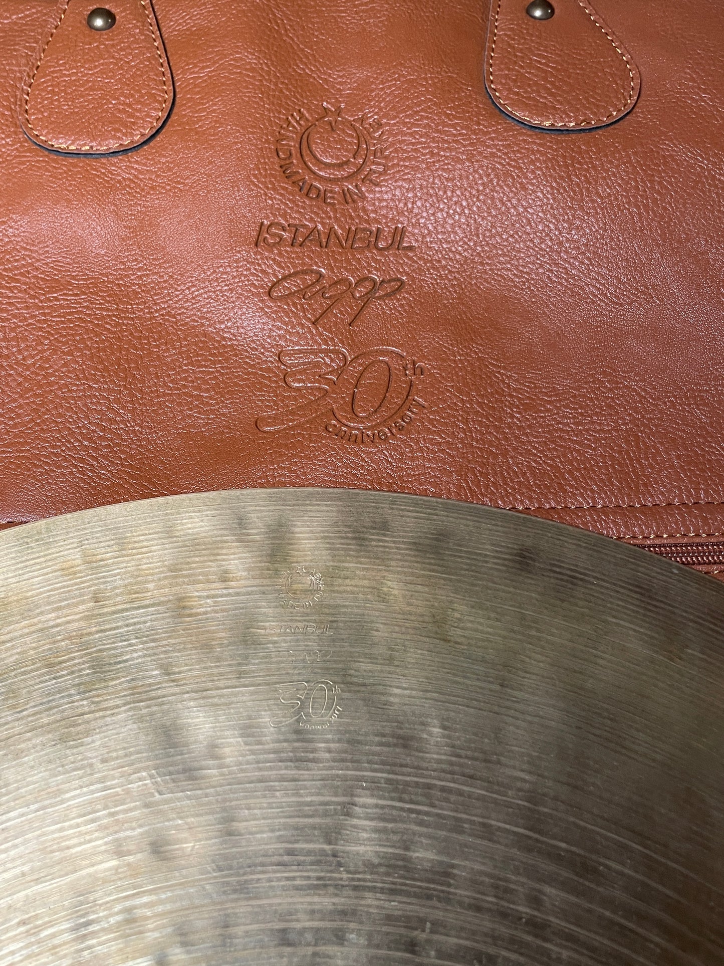 20" Istanbul Agop 30th Anniversary Ride Cymbal w/ Leather Cymbal Bag 1928g *Video Demo*