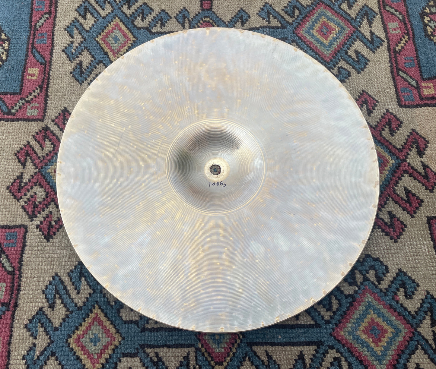 14” Zildjian K Custom Dark Top Hi-Hat Cymbal Single 1066g