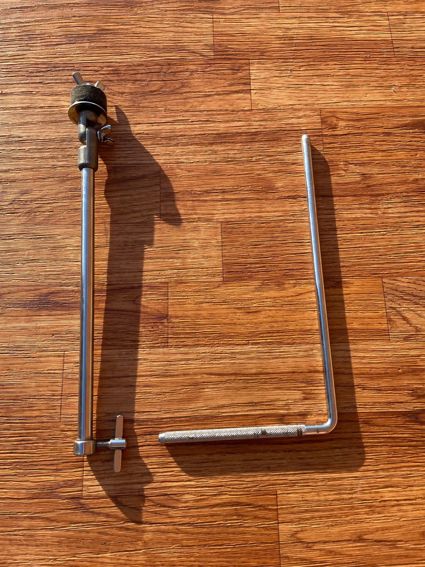 1960s Slingerland No. 761-21 Adjustable Bass Drum Mount L-Arm Cymbal Holder