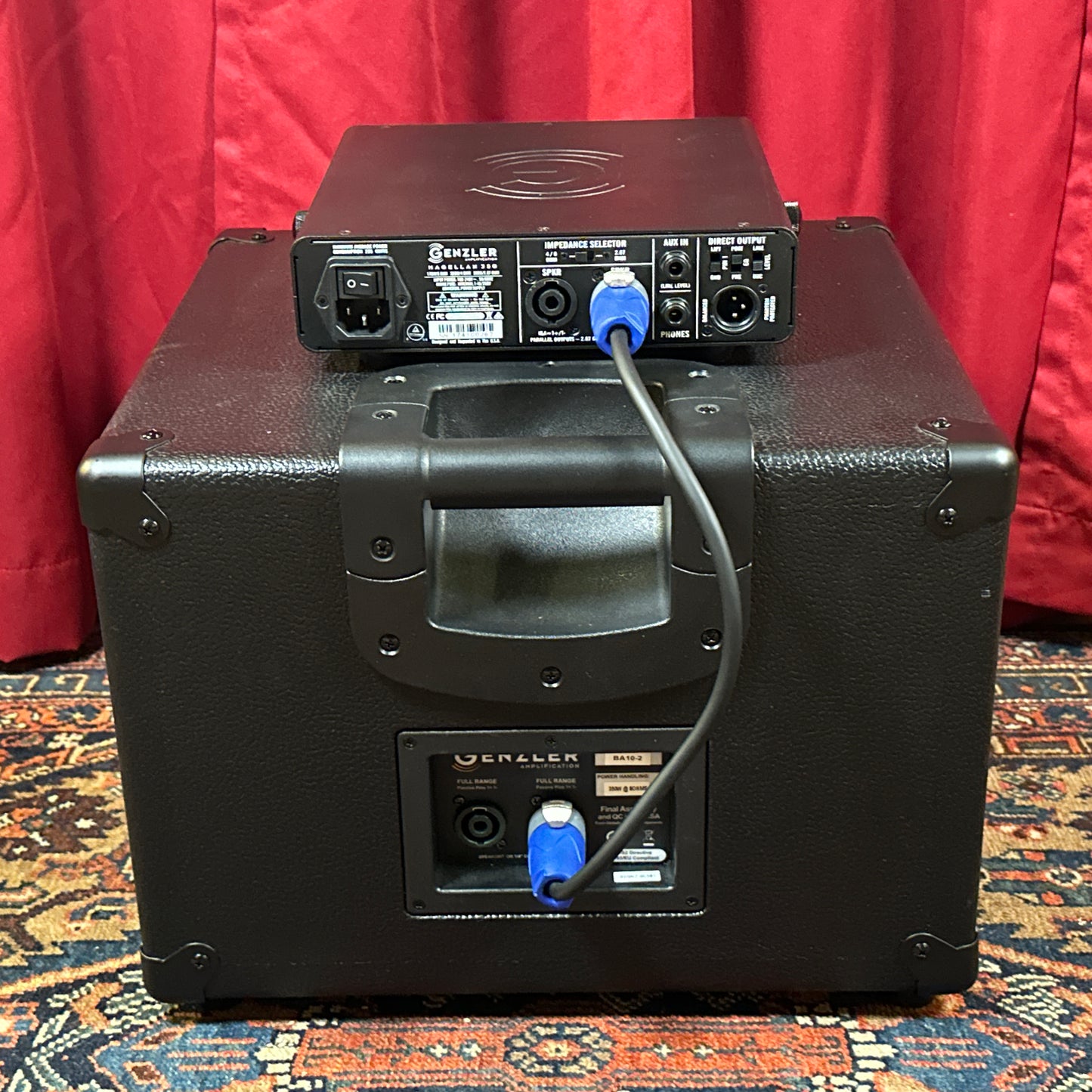 Genzler Magellan 350 Series 2 Bass Array Combo Amplifier w/ BA10-2 Cabinet & Travel Bag