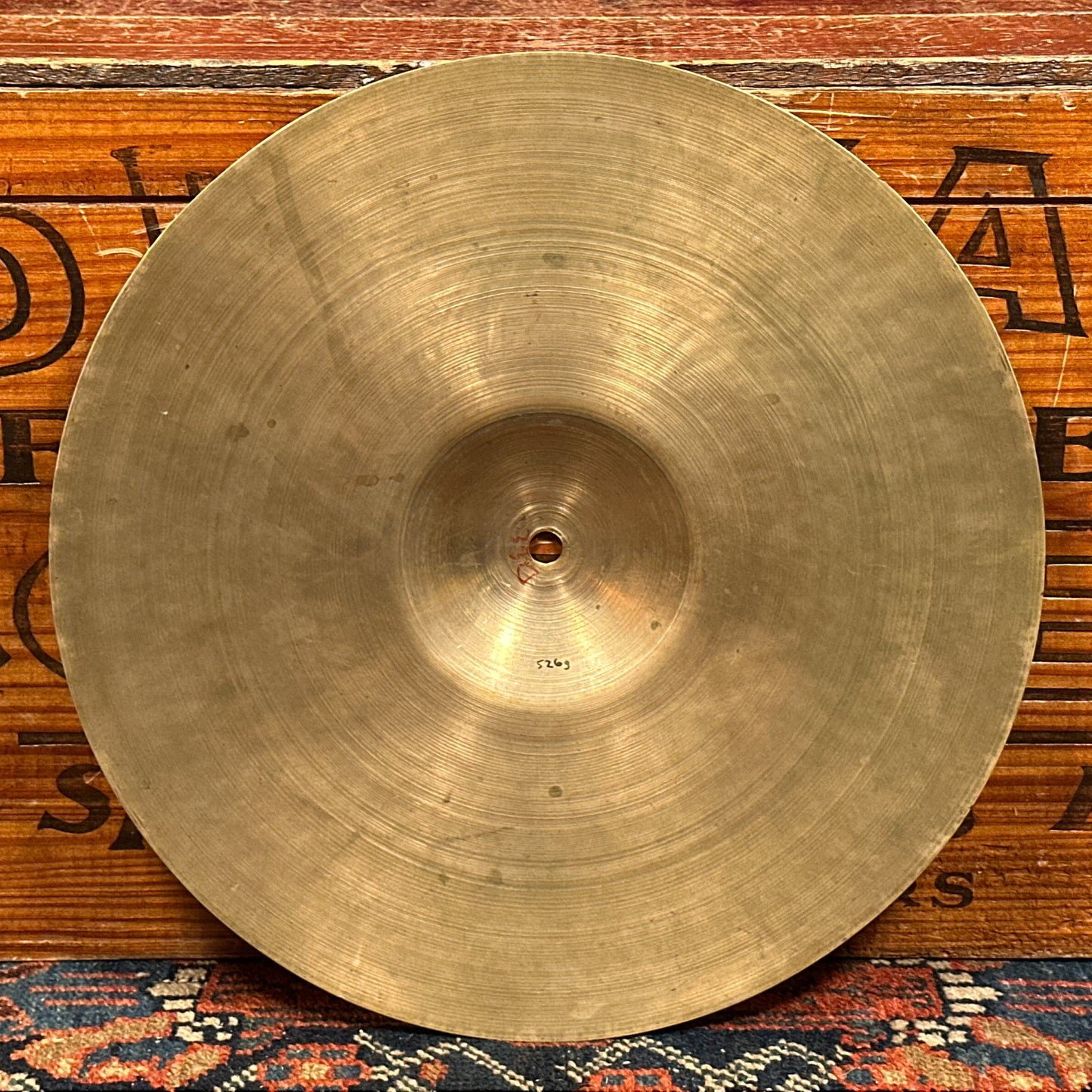 13" Zildjian A 1940s 2nd / Pre-Trans Stamp Splash Cymbal 526g *Video Demo*